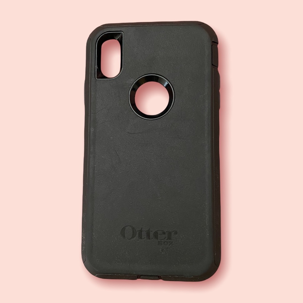 OtterBox black hard case for iPhone XS Max